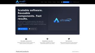 Screenshot of altranc.com