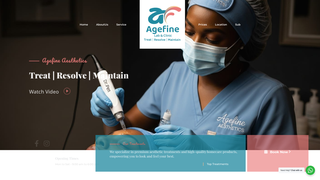 Thumbnail of agefineaesthetics.com