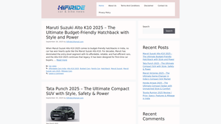 Thumbnail of hifiride.com