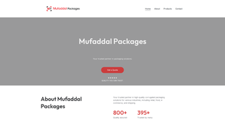 Thumbnail of mufaddalpackages.com