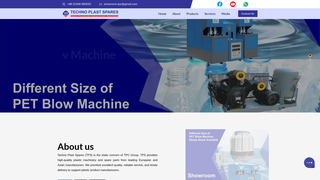 Screenshot of technoplastspares.com