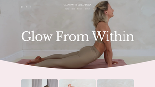 Thumbnail of glowwithchloyoga.com