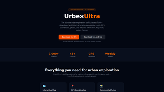 Screenshot of urbexultra.com