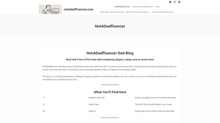 Thumbnail of notadadfluencer.com