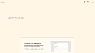 Thumbnail of leahshieun.com