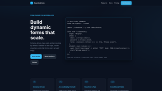 Thumbnail of reactiveform.com