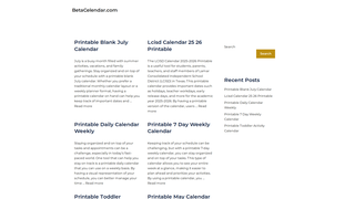 Thumbnail of betacalendar.com