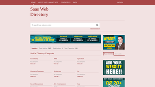 Thumbnail of saaswebdirectory.com
