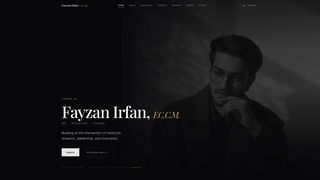 Screenshot of fayzanirfan.com