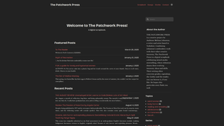 Thumbnail of thepatchworkpress.com