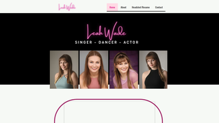 Screenshot of leahkwade.com