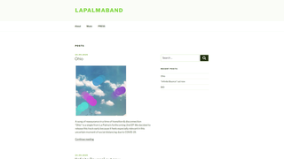 Thumbnail of lapalmaband.com