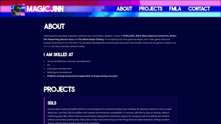 Screenshot of magicjinn.net