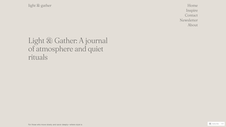Thumbnail of lightandgather.com