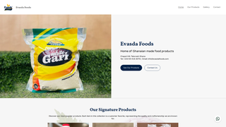 Thumbnail of evasdafoods.com
