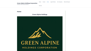 Thumbnail of greenalpineholdings.com