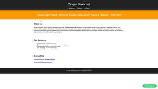 Thumbnail of tirupurstocklot.com