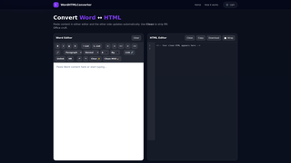 Thumbnail of wordhtmlconverter.com