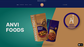 Thumbnail of anvifoods.com