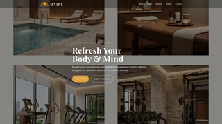 Screenshot of sunlifegym.com