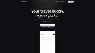 Screenshot of usepocketpal.com