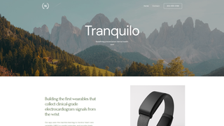 Thumbnail of tranquilowearables.com