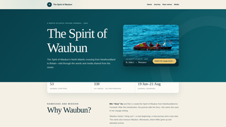 Screenshot of spiritofwaubun.com