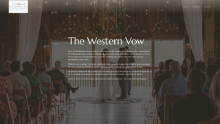 Thumbnail of thewesternvow.com