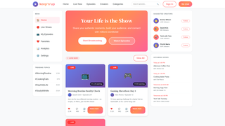 Thumbnail of keepnup.com