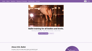 Thumbnail of axlballet.com
