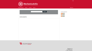 Thumbnail of mechanicsarxiv.org