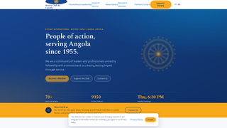 Screenshot of rotaryclubdeluanda.org