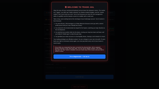Screenshot of tradejail.com