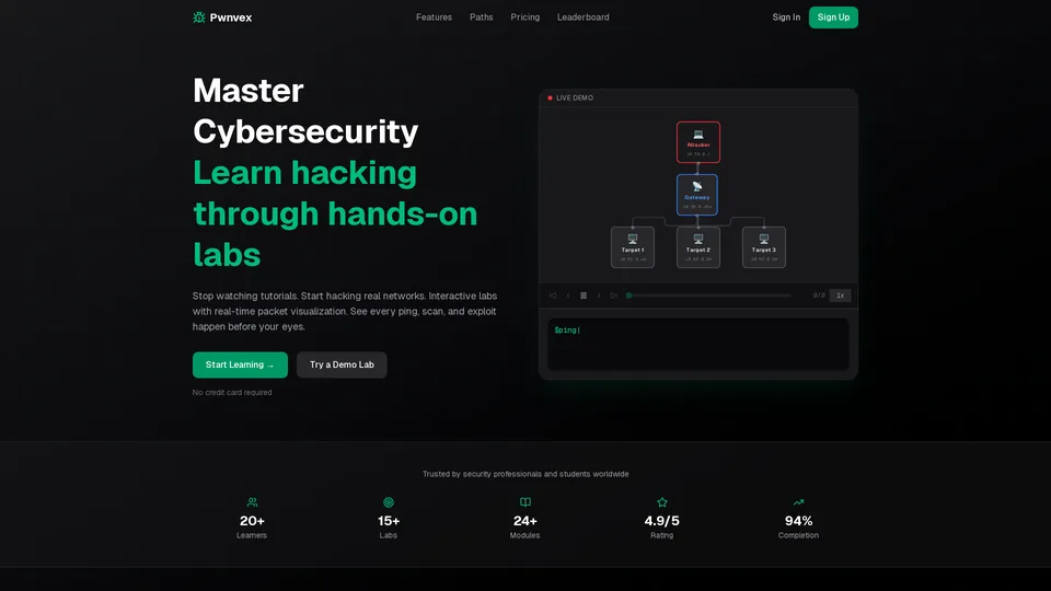 Screenshot of pwnvex.com