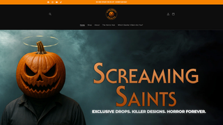 Thumbnail of screamingsaints.com