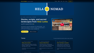 Screenshot of helanomad.com