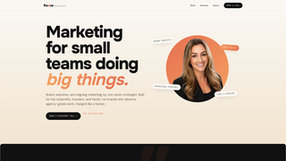 Screenshot of raevemarketing.com