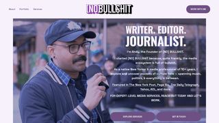 Screenshot of nobullshitny.com