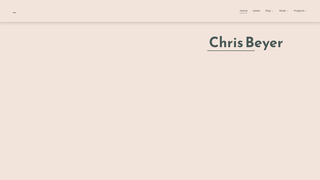 Thumbnail of chris-beyer.com