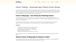 Thumbnail of colourtradingindia.com