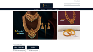 Thumbnail of dileepjewellers.com