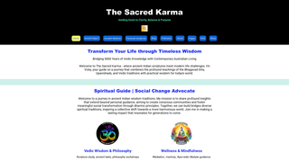 Thumbnail of thesacredkarma.com