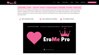 Thumbnail of eromepro.com