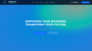 Screenshot of synexismachina.com