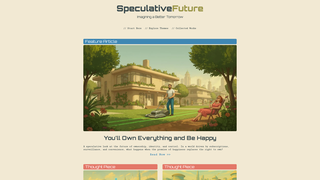 Thumbnail of speculativefuture.com