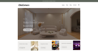 Thumbnail of chiccorners.com
