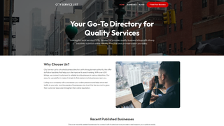 Thumbnail of cityservicelist.com