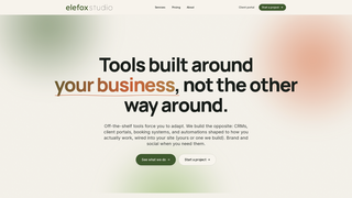 Screenshot of elefoxstudio.com