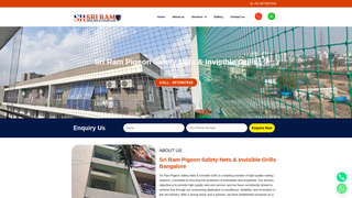 Thumbnail of sriramsafetynetsbangalore.com