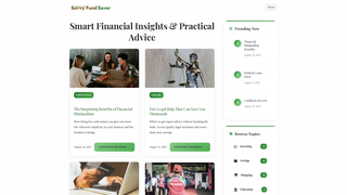 Thumbnail of savvyfundssaver.com